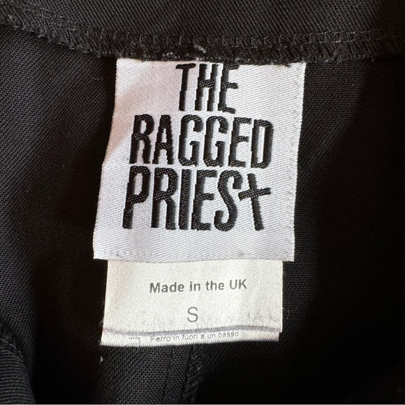 The Ragged Priest Y2K Baggy Cargo Pants Sz S Contrast Stitching Mall Goth Emo - Picture 11 of 16